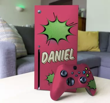 Sticker xbox Étiquettes style bande dessinée - TenStickers