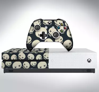 Sticker xbox graphique crâne - TenStickers