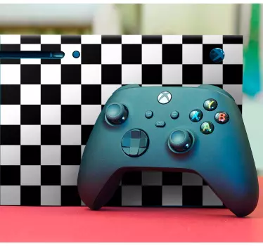 Sticker xbox motif à carreaux - TenStickers