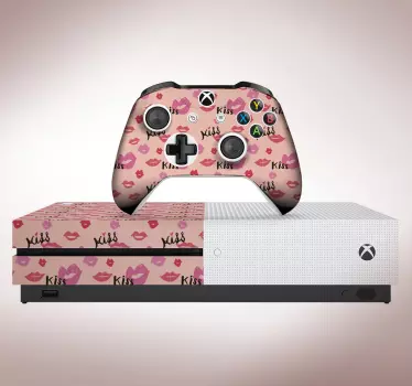 Sticker xbox motif baisers - TenStickers