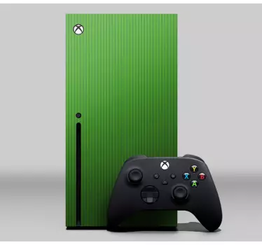 Sticker xbox peau verte pour console - TenStickers