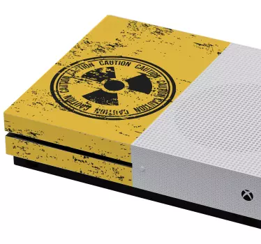 Sticker xbox skin avertissement de danger - TenStickers