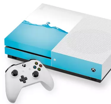 Sticker xbox thème Éclaboussures d'eau - TenStickers