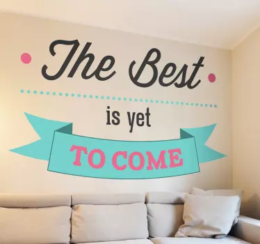 Sticker yet to come - TenStickers
