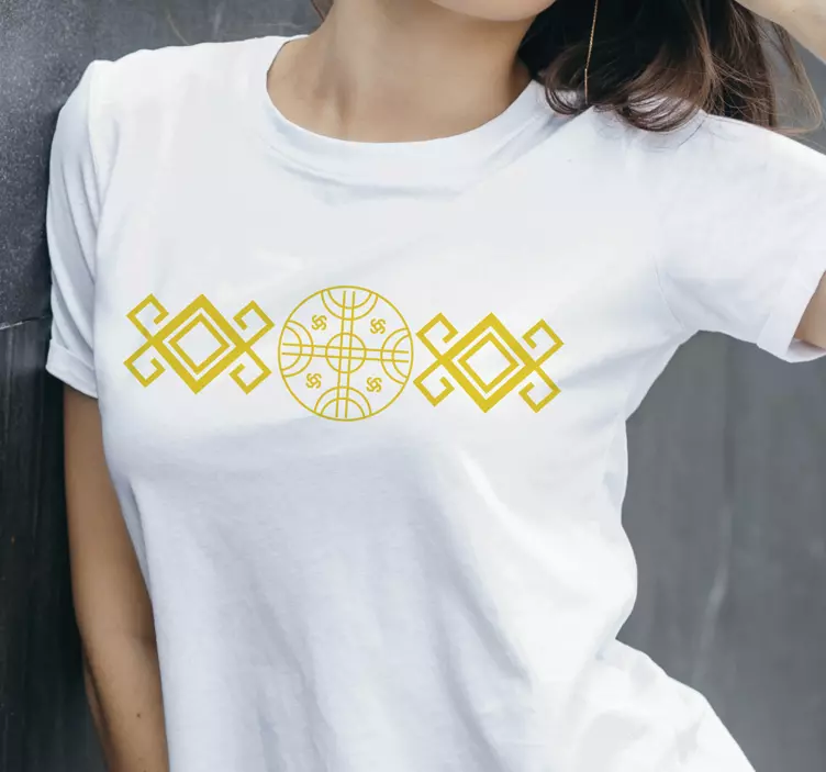 T-shirt style mapuche rouge - TenStickers