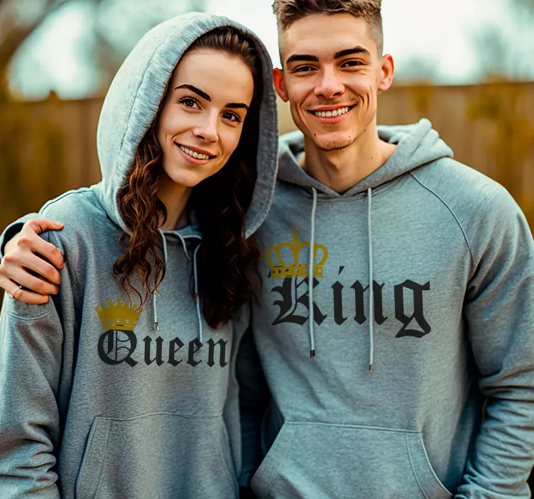 Pull couple roi et reine - TenStickers