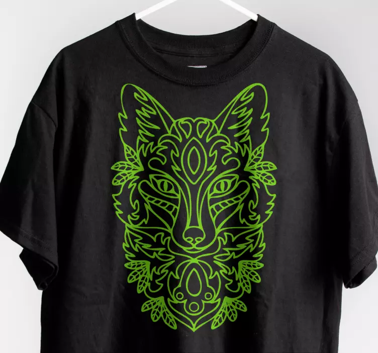 T-shirt graphique de renard vibrant - TenStickers