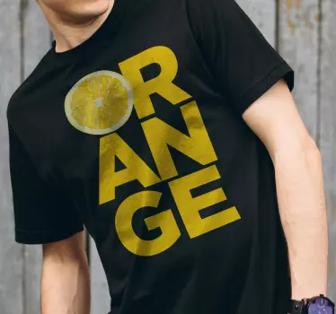 T-shirt message d'agrumes Éclatant - TenStickers