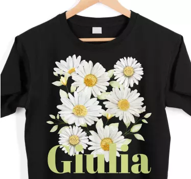 T-shirt personnalisé graphique floral - TenStickers