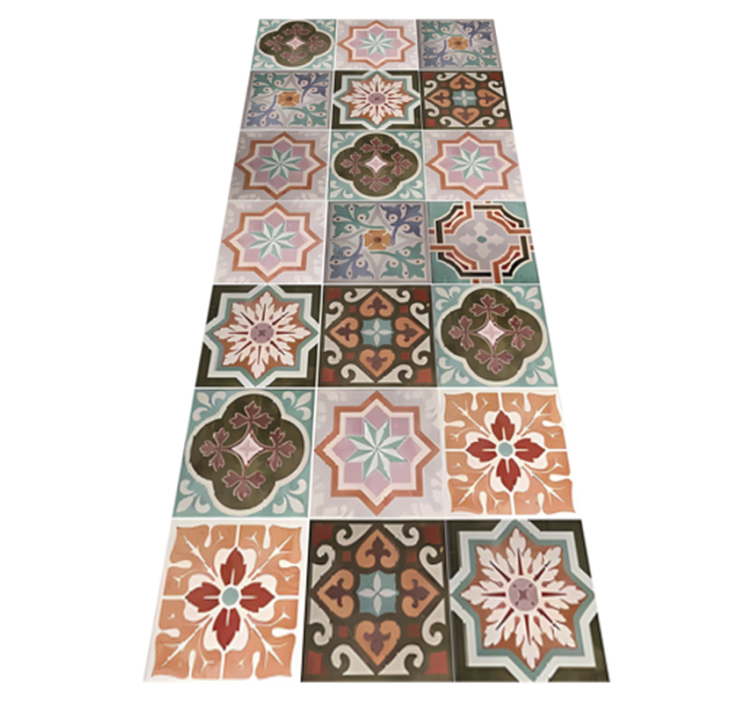 Tapis vinyle cuisine piastrelline sicilienne - TenStickers