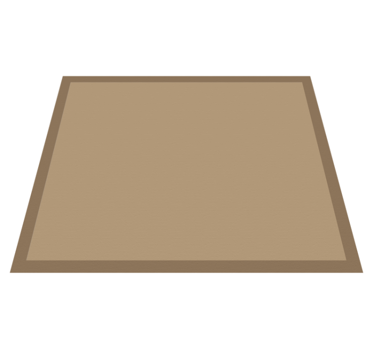 Tapis vinyle salle a manger aspect jute uni - TenStickers