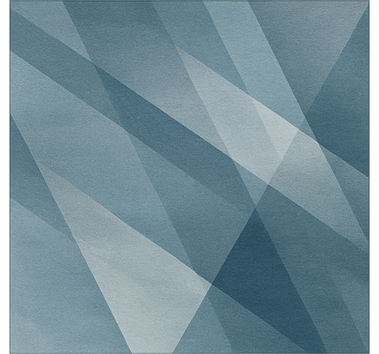 Tapis vinyle salle a manger dégradé géométrique abstrait - TenStickers