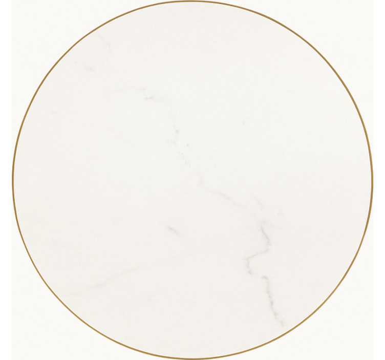 Tapis vinyle salle a manger veine de marbre blanc - TenStickers