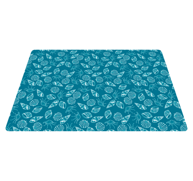 Tapis vinyle animal animaux de coquillage - TenStickers