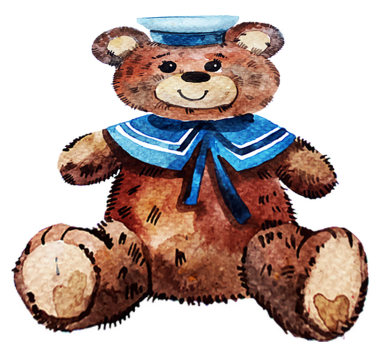 Tapis vinyle animal ours marin - TenStickers