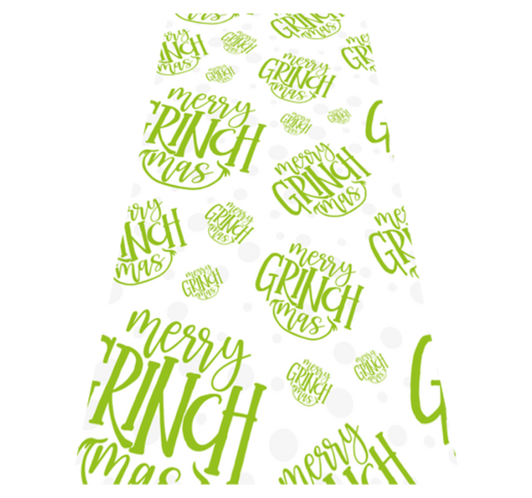 Tapis vinyle noël design original joyeux grinchmas - TenStickers