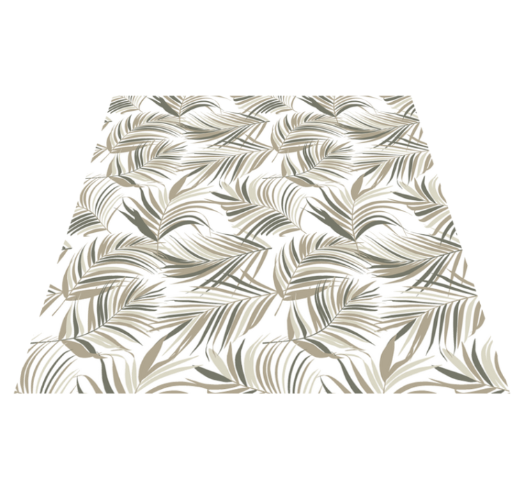 Tapis vinyle fleurs et plantes nature luxuriante mystérieuse - TenStickers