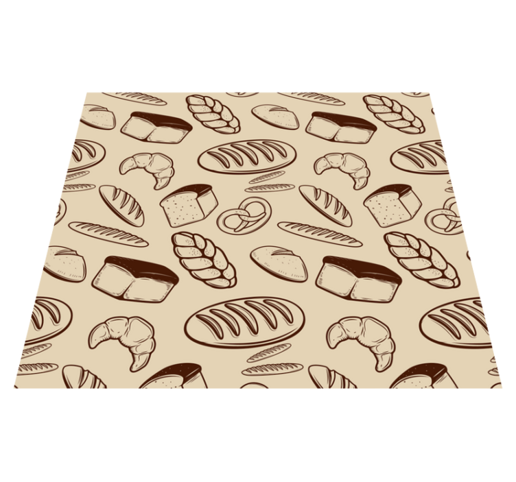 Tapis vinyle cuisine pâtisserie sans couture - TenStickers