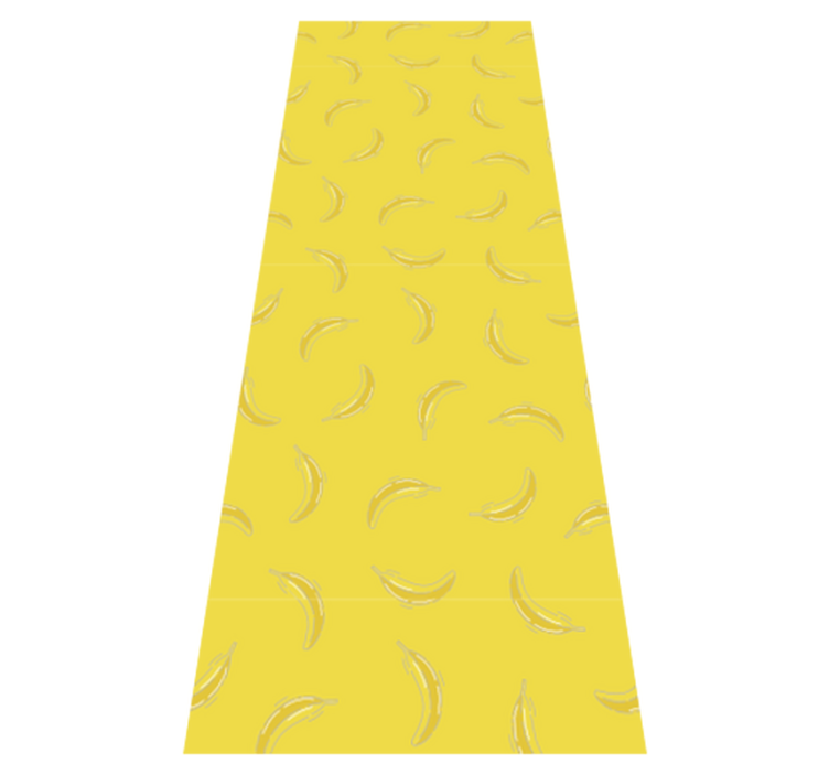Tapis vinyle cuisine jaunes pantone bananas - TenStickers
