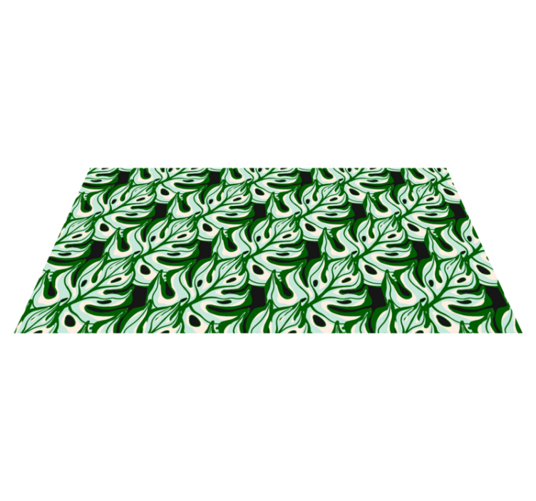 Tapis vinyle fleurs et plantes motif floral éclatant - TenStickers
