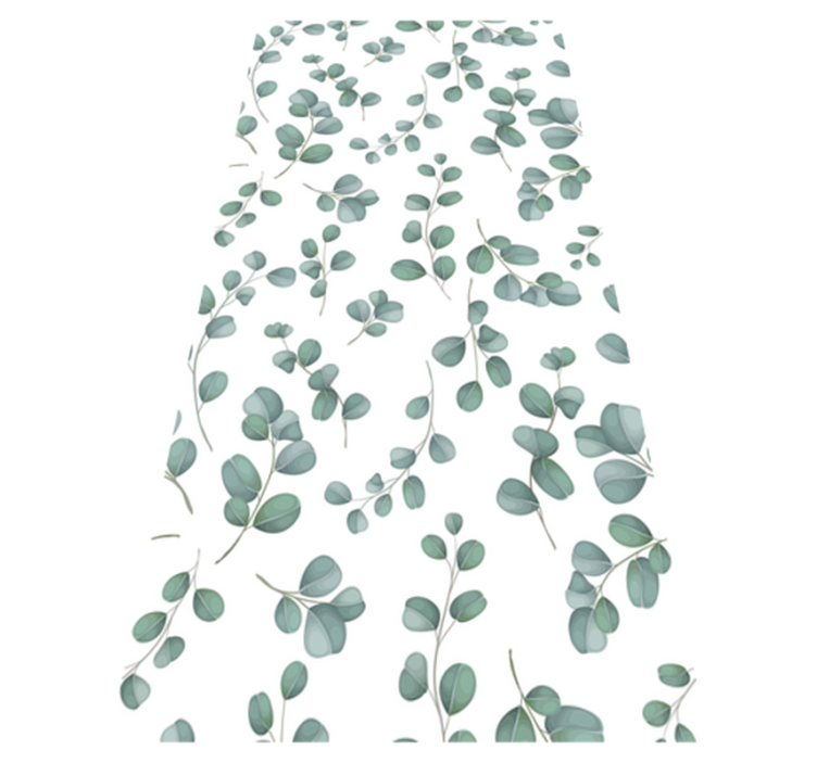 Tapis vinyle fleurs et plantes design feuillage eucalyptus - TenStickers