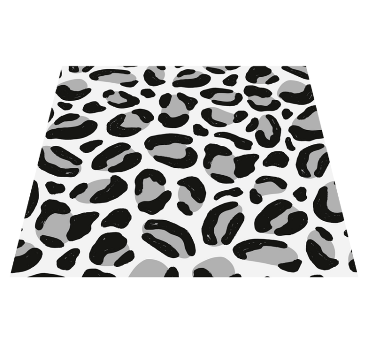 Tapis vinyle animal fourrure de léopard - TenStickers