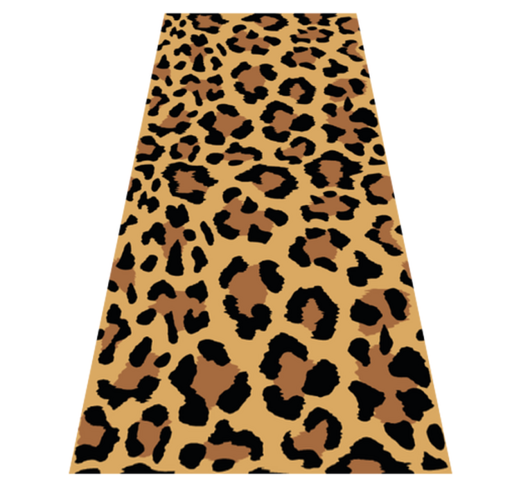 Tapis vinyle animal imprimé panthère - TenStickers