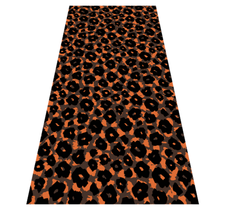 Tapis vinyle animal imitation léopard kalahari - TenStickers