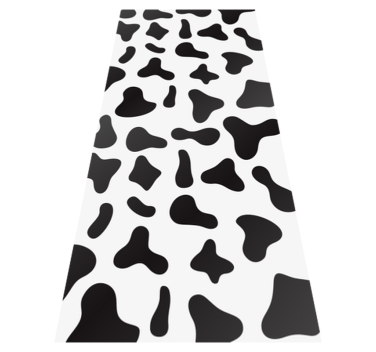 Tapis vinyle animal motif vache - TenStickers