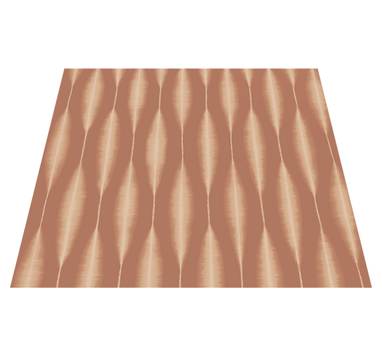 Tapis vinyle géométrique ikat kasuri mousse mocha - TenStickers