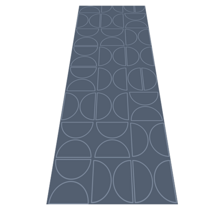 Tapis vinyle géométrique courbe de symétrie rasch - TenStickers