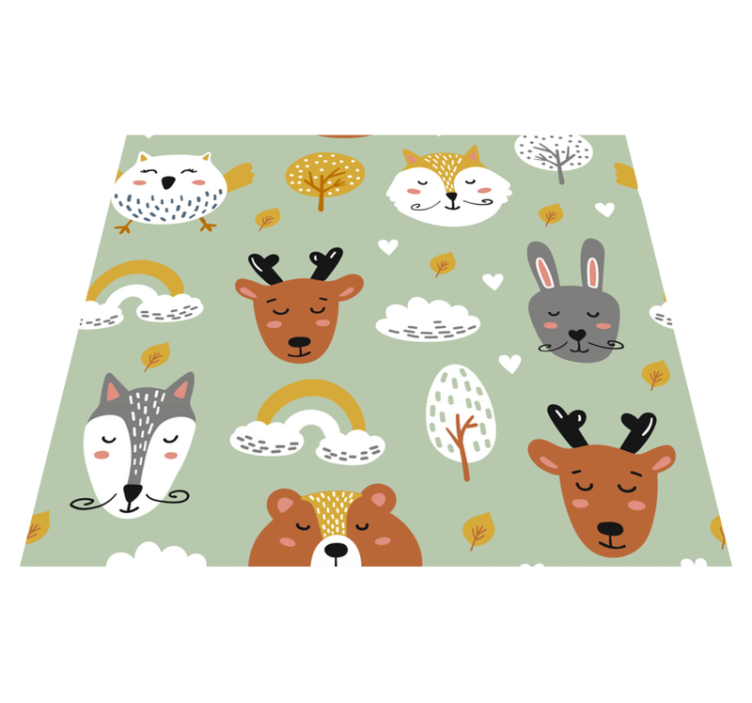 Tapis vinyle autres tapis montagnes nordiques - TenStickers