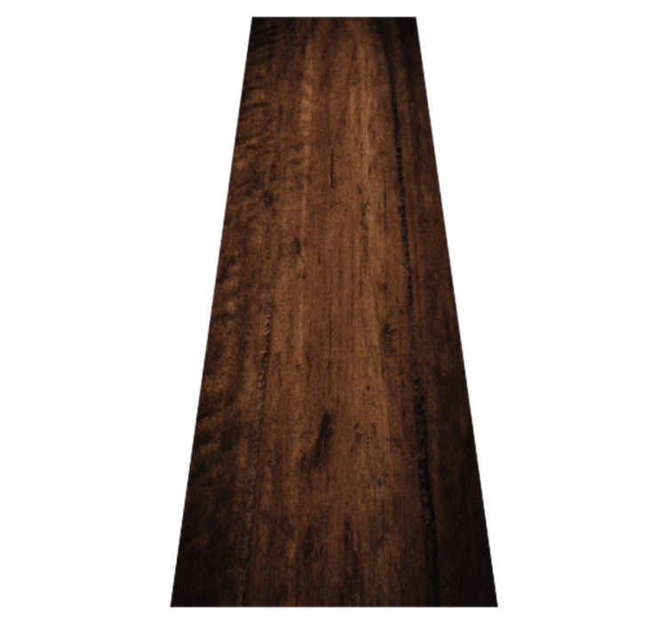 Tapis vinyle chambre bois brut marron foncé patiné - TenStickers