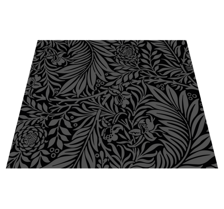 Tapis vinyle chambre motifs abstraits halloween - TenStickers
