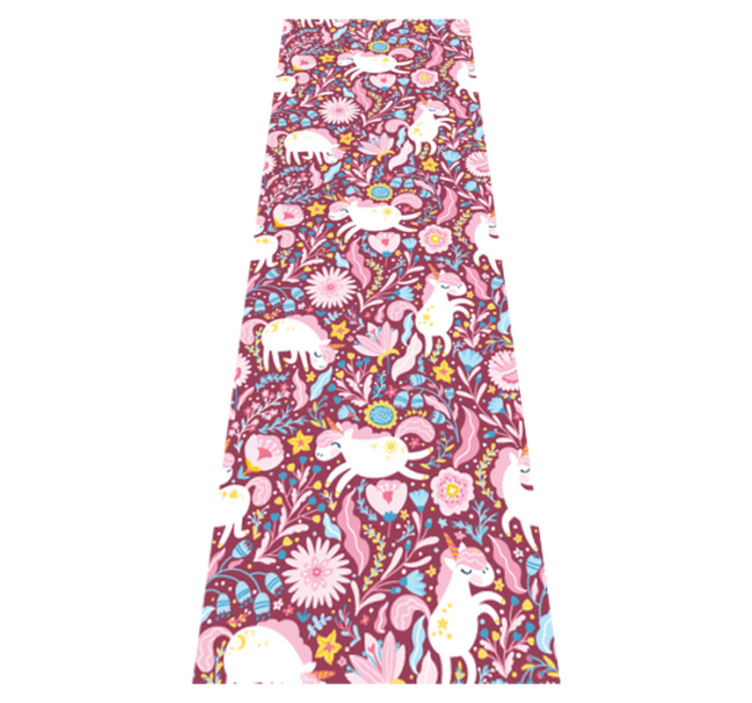 Tapis vinyle chambre motif licorne magnifique - TenStickers