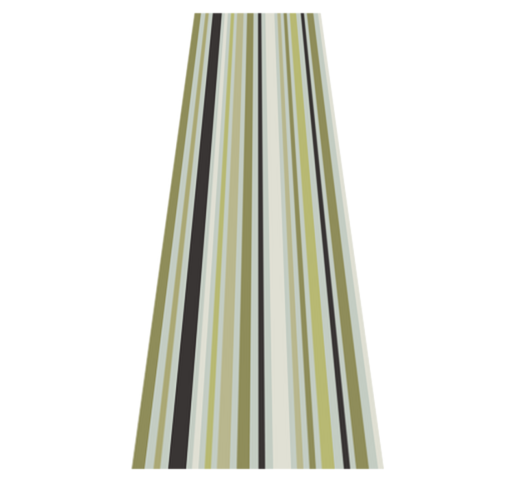 Tapis vinyle chambre motifs géométriques verts - TenStickers