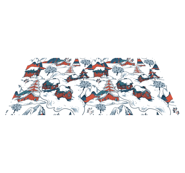 Tapis vinyle nature montagnes polonaises - TenStickers