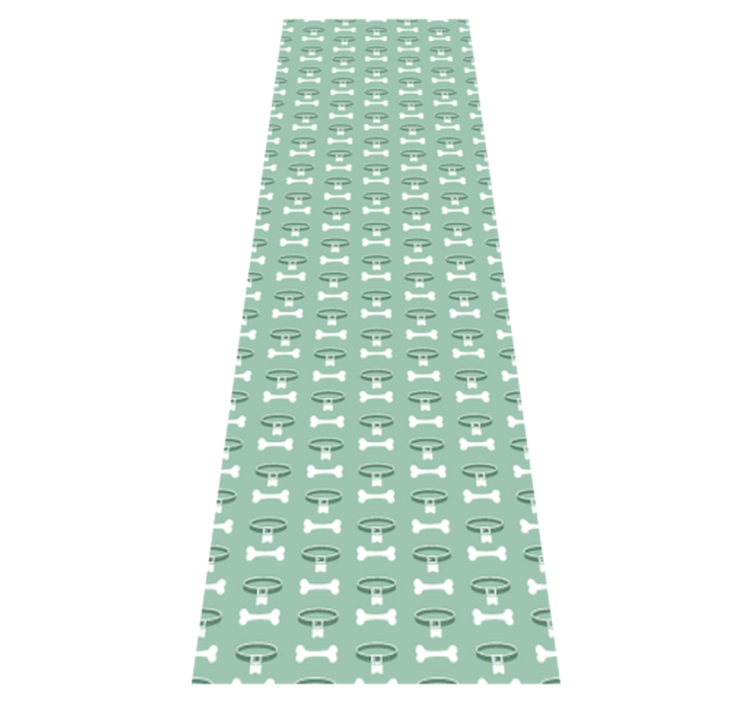Tapis vinyle chambre motif chien éclatant - TenStickers