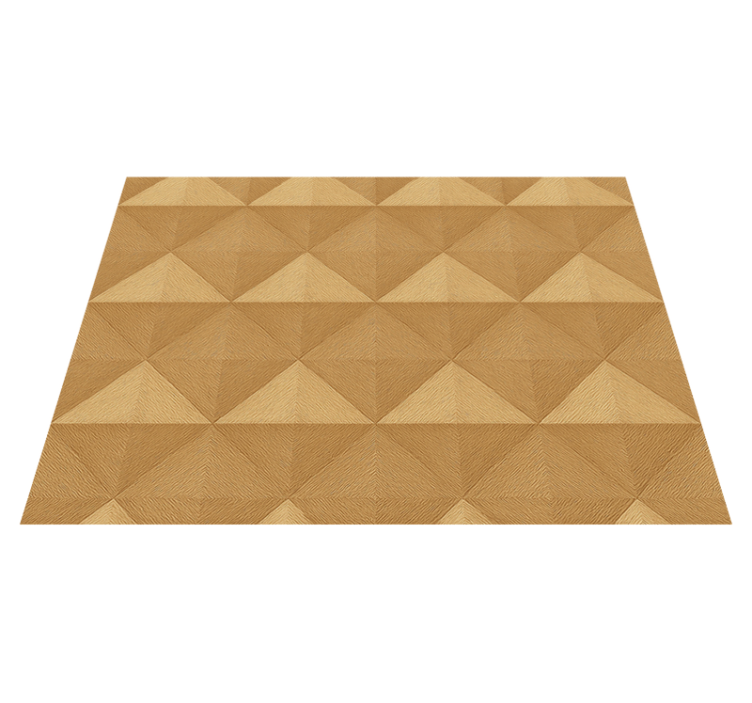 Tapis vinyle chambre 3d or - TenStickers