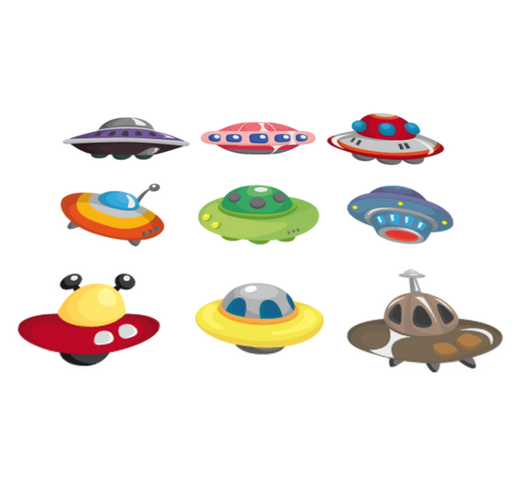 Tapis vinyle pour enfants collection ovni - TenStickers