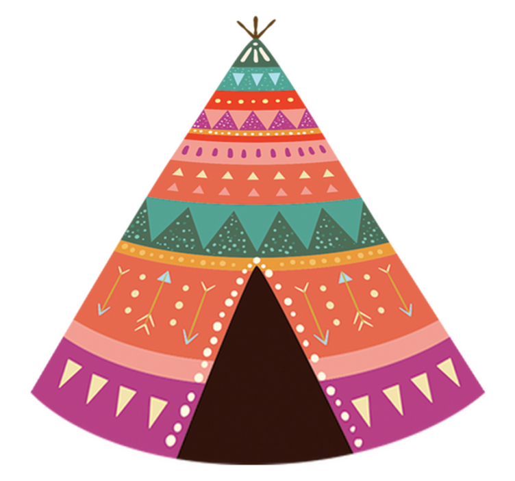 Tapis vinyle pour enfants tête de lit boutique indienne - TenStickers