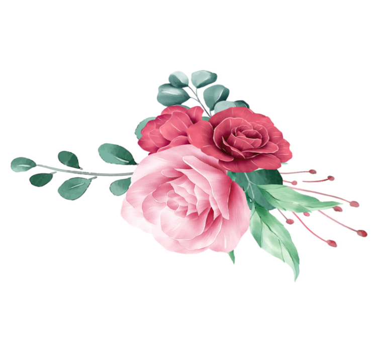 Tapis vinyle chambre bouquet de pivoines - TenStickers