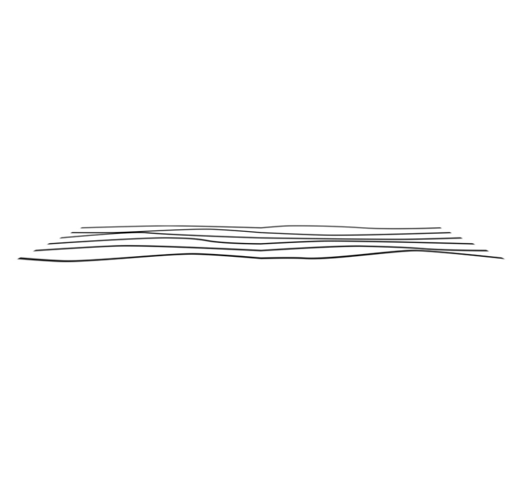 Tapis vinyle chambre lignes esthétiques - TenStickers