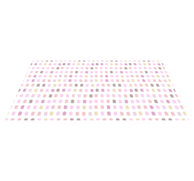 Tapis vinyle pour enfants coups de pinceau roses - TenStickers