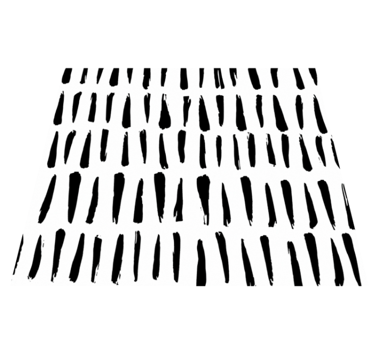 Tapis vinyle salle de bain motif rayures irrégulières - TenStickers