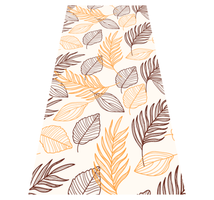 Tapis vinyle salle de bain design céréales dorées - TenStickers