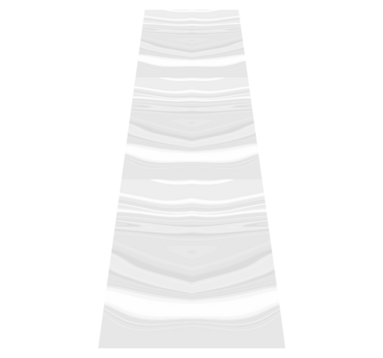 Tapis vinyle salle de bain marbre blanc en gros plan - TenStickers