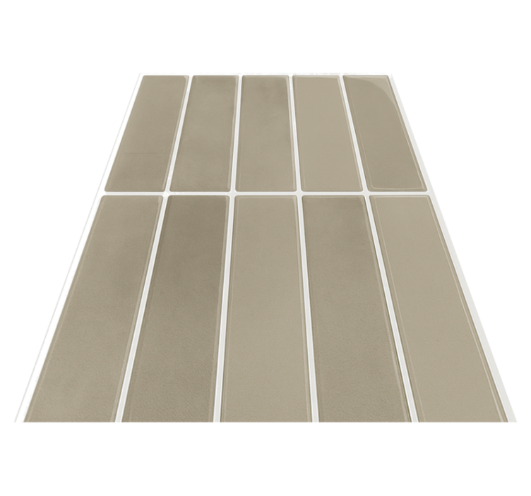 Tapis vinyle salle de bain pierre linéaire naturelle - TenStickers