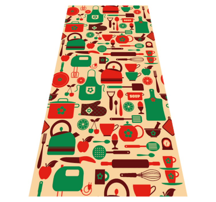 Tapis vinyle cuisine pour meubles de cuisine couverts - TenStickers
