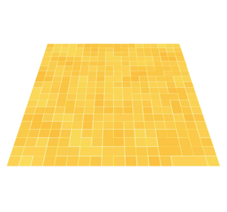 Tapis vinyle cuisine mosaïque dorée détail - TenStickers